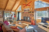 Alma 'Cloud 9 Cabin' with Fireplace  Wooded Views Accommodation Alabama