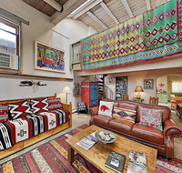 Downtown! Red Hawk by Inger Jirby - Steps to Plaza Duplex - Accommodation Alabama