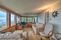 Lovely Lakefront Cottage with Patio  Sunroom Accommodation Alabama