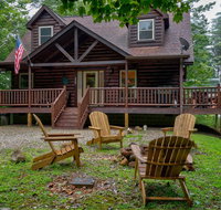 Tree Top Getaway Log House with Views in Almond NC - Accommodation Alabama